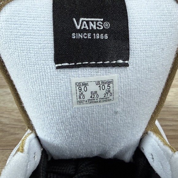 Vans Knu Skool Shoes Mens Size 9 Antelope Brown Black Athletic Skate Sneakers main image 6